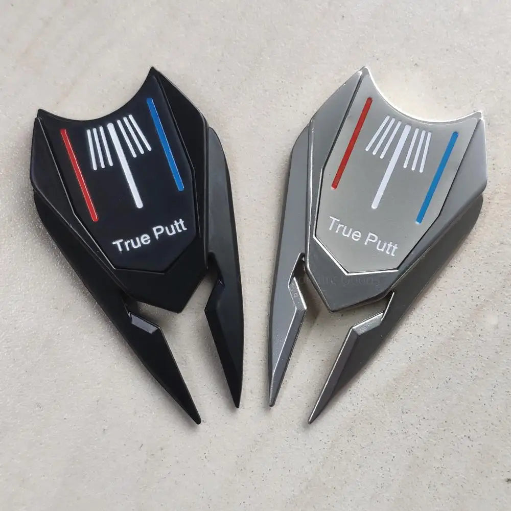 Magnetic Golf Divit Repair Tool with 3-Line Aiming Ball Marker