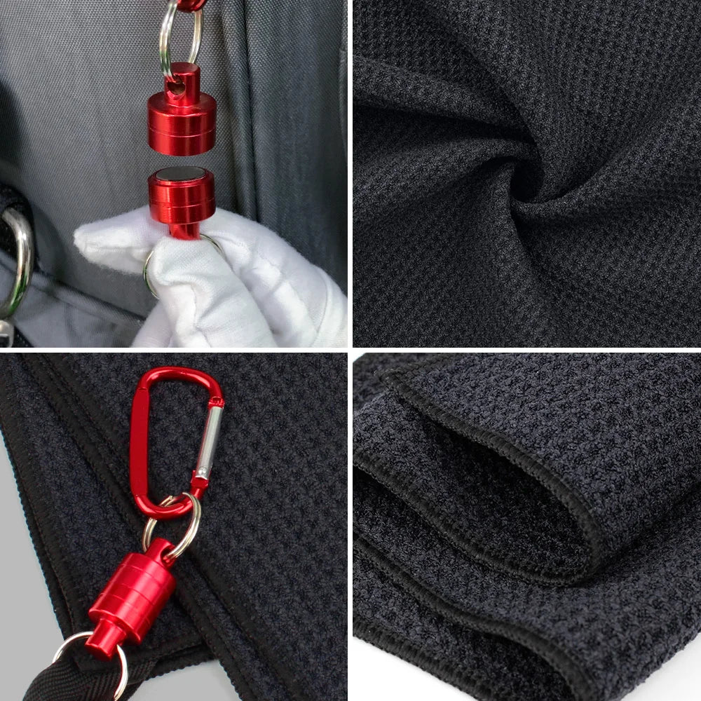 MagTowel Pro – Magnetic Microfiber Golf Towel for Quick Club & Ball Cleaning